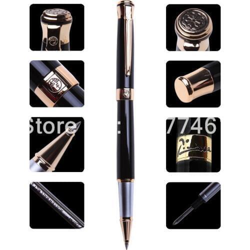 Picasso 903 black and golden roller ball pen dream series