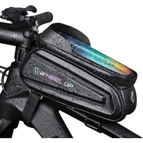 Touch Scree Bike Front Frame Bags Bicycle Phone Waterproof Top Tube Mount Handlebar Storage Holder Large Capacity Cycling Pack