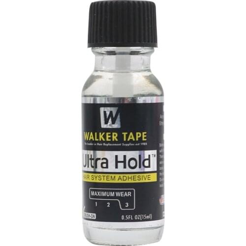 Ultra Hold Lace Wig Glue Lace Wig Front Wig Glue For Wigs,Transparent Lace Adhesive for Hair Replacement,Strong Hold/with brush