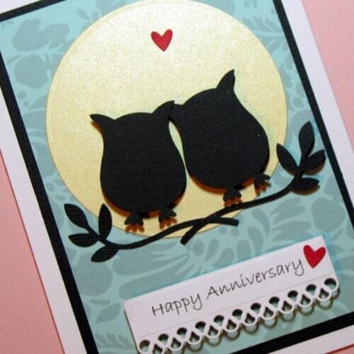 Animal Cute owl Metal Cutting Dies Stencils For DIY Scrapbooking Decorative Embossing Suit Paper Cards Die Cutting Template