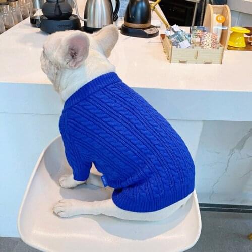 Shiba Inu Clothes Winter French Bulldog Clothing Sweater Poodle Bichon Schnauzer Corgi Pug Dog Costume Outfit Garment Dropship