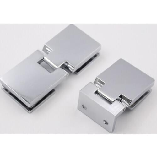 100 Sets 8-10mm Frameless Bracket Wall To Glass Door Hinges Bathroom Shower Door Bracket Wall Mount Door Hinge