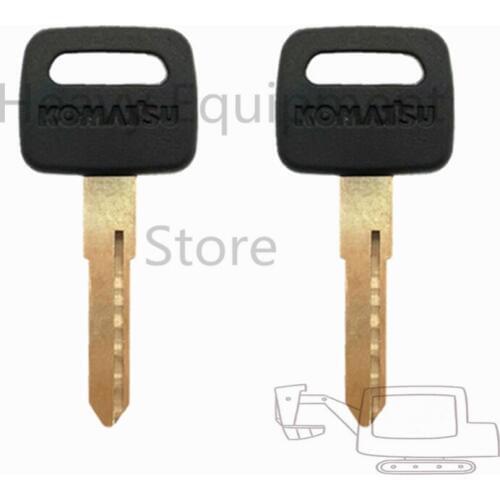 2 PCS Heavy Equipment Key For Komatsu Excavator Accessories , Fit PC200-8 300-8 400-8 FREE SHIPPING