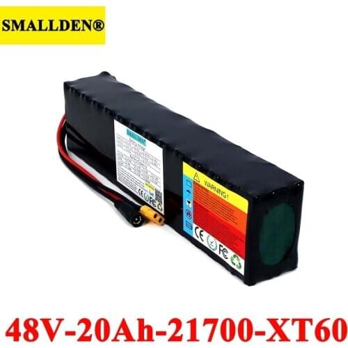 48V 20Ah 21700 13S battery pack 500W 800W 1000W high power batteries 54.2V 20000mAh Ebike electric bicycle BMS