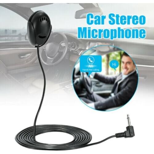 Car Navigation GPS Microphone Car Speaker External Microphone Paste Microphone 3.5mm Car Stereo Microphone
