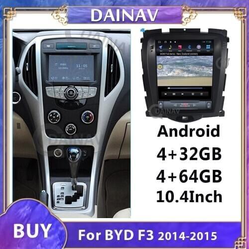 Car Multimedia DVD Player For BYD F3 2014 2015 Android Vertical Screen Car GPS Navigation Auto Radio Stereo with DVR