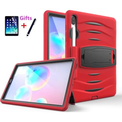 Case For Samsung Galaxy Tab S6 10.5" T860 2019 Tablet Case Shockproof Armor Heavy Duty Hard Case For Samsung Tab T865 Stand Case