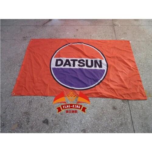 For DATSUN racing flag ,100% polyster 90*150 CM flag,flag king