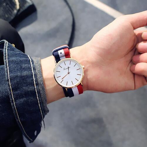 Hot Sale New Nylon Strap Style Quartz Women Watch Top Brand ladies Watches Fashion Casual Girl Waterproof Wrist Watch Relojes