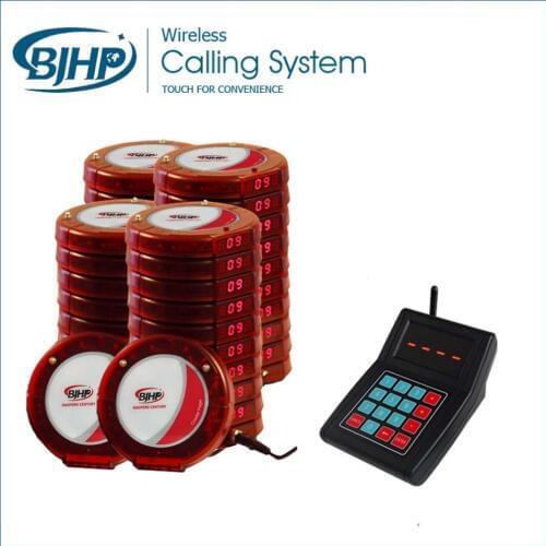 BJHP Guest Paging System(1 keypad,+40 pagers+4 charger base. )