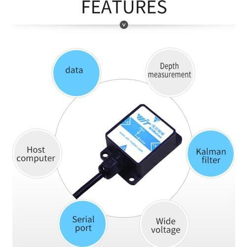Intelligent Deep Pine Dip Sensor Arable Land Depth Measurement Tractor Transplanter Excavator Serial 232