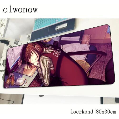 New arrival anime mousepad present 800x300x2mm Japanese gaming mouse pad gamer mat laptop computer padmouse keyboard play mats