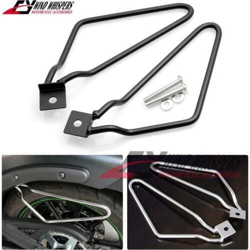 Motorcycle Saddlebag Support Bracket Frame Saddle Bag Mount Brackets For Harley Sportster 883 1200 XL883 X48