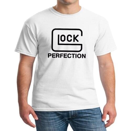 Summer Men Outdoor Hunting Jungle Cotton Tshirt Airsoft Hiking Pistol Print T-Shirt Look Perfection Shooting Sports T Shirt