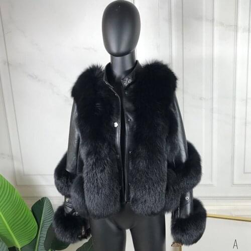 Top Selling Fur Jacket Women Sheepskin Coat 2021 New Winter Warm Fashion Casual Fox Fur Jackets