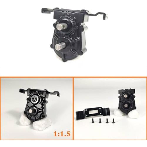 Metal Transfer Case for 1/14 Tamiya RC Truck Trailer Tipper Scania MAN Benz Actros Volvo Car Diy Parts