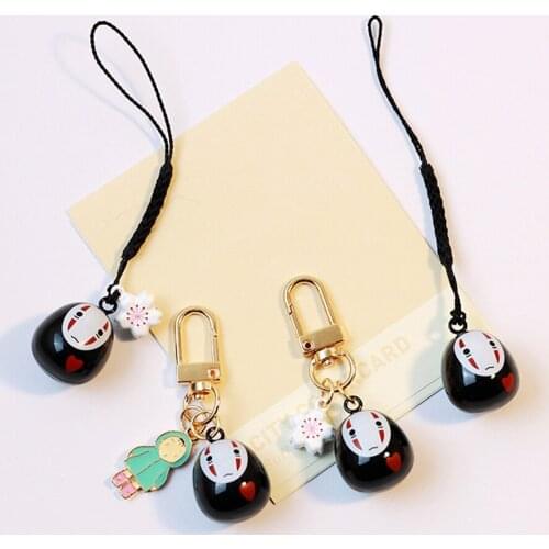 Cute Japanese Anime Smart Phone Strap Lanyards for iPhone/Samsung Case Key Chain Decoration Mobile Phone Strap Rope Phone Charms