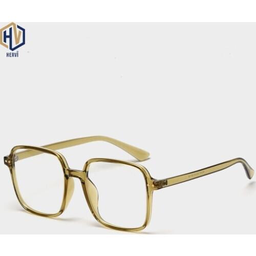 Oversized Glasses Frame Fashion Square TR90 Eyewear Frames Unisex Spectacles Can Equipped With Myopia Glasses