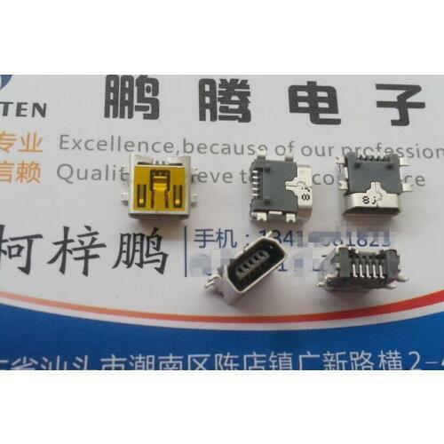 Original new 100% AXJ416110G mini usb base MINI-5P socket interface charging Port data port SWITCH