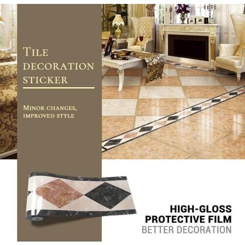 Floor Tiles Decor Stickers Retro Design Home Decoration Stickers Wall Stickers Self Adhesive Floor Wall Ceramic Tile Sticker DIY