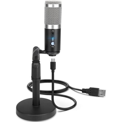 Upgraded BM800 Professional Condenser Microphone With Stand Kits USB Microphone for PC Computer Recording karaoke studio Mikrofo