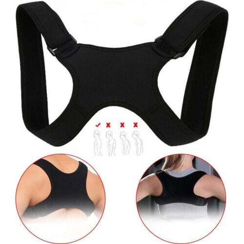 Adjustable Women Elastic Back Support Belt Chest Posture Corrector Shoulder Brace Body Shaper Corset Health Care