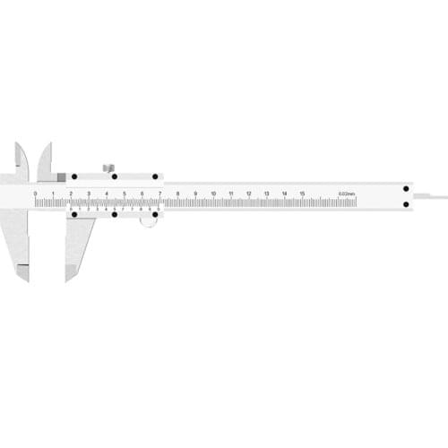 Vernier Caliper 6" 0-150mm 0.02mm Metal Calipers Gauge Micrometer Measuring Tools