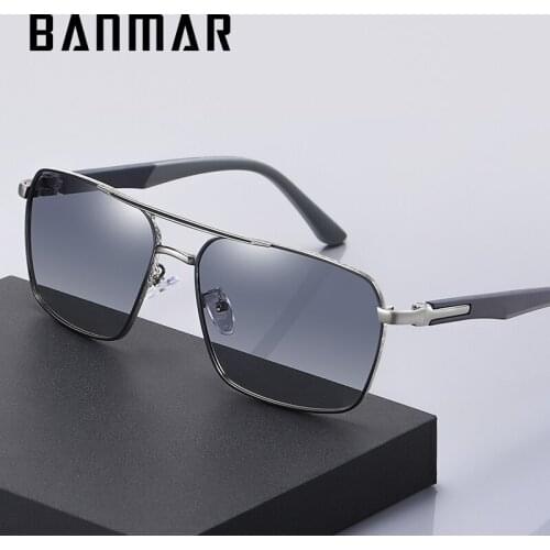 BANMAR design Square Sunglasses Men Polarized Sun Glasses Women Shades oculos de sol masculino