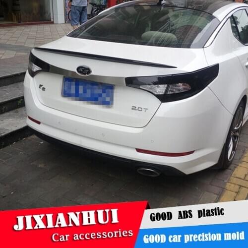 For Optima Spoiler 2011-2013 Kia Optima K5 Spoiler YCDK ABS plastic Material Car Rear Wing Color Rear Spoiler
