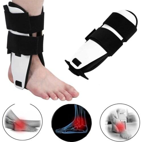 Ankle Stirrup Support Brace Stabilizer, Stirrup Splint for Sprains Tendonitis Sprained Ankle, Reversible Left & Right Foots