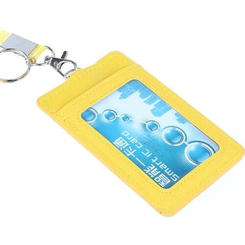Y166 Office Work School ID Card Badge Holder with Keyring Rope Layards Neck Strap