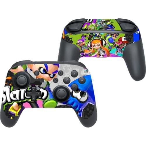 Splatoon Protector Cover Decal Skin Sticker for Nintendo Switch Pro Controller Gamepad Joypad Nintend Switch Pro Skins Stickers