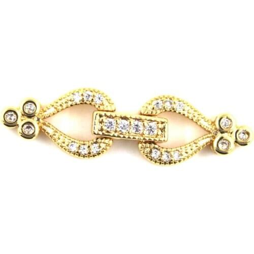 925 Silver Plating Clasp Accessories For DIY Making Clasps Hooks For Handmade Woman Pearls Necklace Bracelet Jewelry Accessories