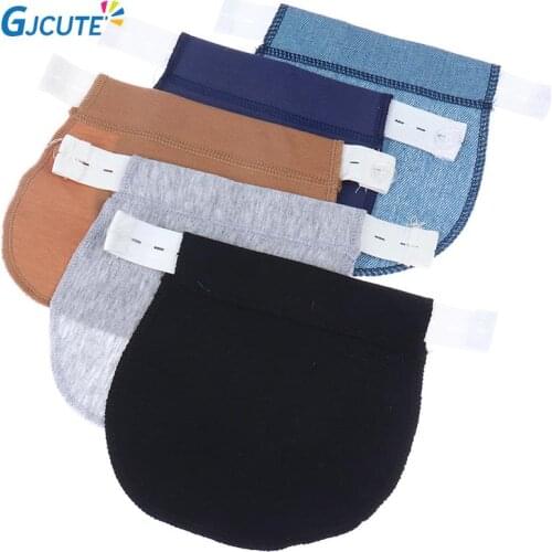 1 Pcs Adjustable Elastic Maternity Pregnancy Waistband Belt Waist Extender Clothing Pants For Pregnant Sewing Accessories