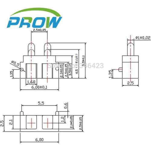 1000pieces/lot pogo pin connector Pogopin charging spring needle Copper needle Free Shipping PG1.6-2P-2.5PH-5.5H