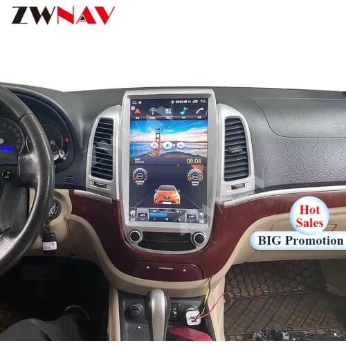 128G Android 10 Tesla Screen Player For Hyundai Santa Fe 2006 2007 2008 2009 2010 2011 2012 2013 2014 2015 2016 GPS BT Head Unit