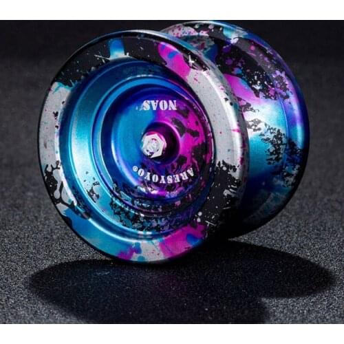 2inch Alloy Yo Yo Ball Toy with String Metal Responsive Yo-yos Toy for Kids Throw and Return Game Ball Coordination Toy