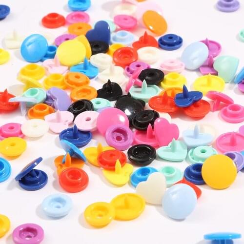 25Sets Buttons T5 Plastic Snap Button 12MM Star/Heart Shape Sanp Fasteners For Baby Clothes Clips Garment Accessories Button