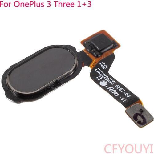 5pcs/lot OEM For OnePlus 3 Three A3000 A3003 Fingerprint Home Button Flex Cable Part 1+3