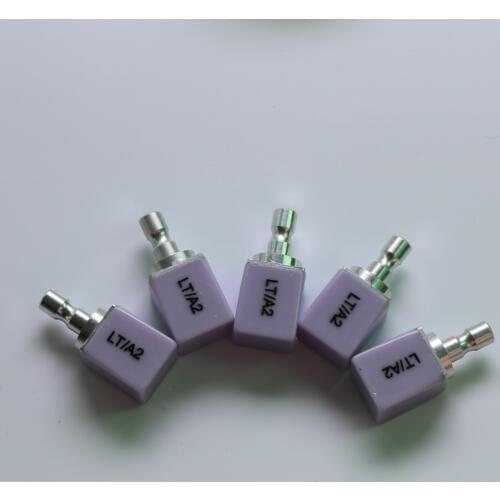 5pcs/lot C14 LT HT Dental Lithium Dislicate Blocks Emax Cerec Glass Ceramic Blocks CAD CAM for Sales