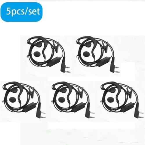 10pcs Waterproof Earpiece Baofeng UV-9R headset UV 9R UV-XR BF-9700 UV-5S BF-A58 ppt earphone Baofeng walkie talkie Accessories