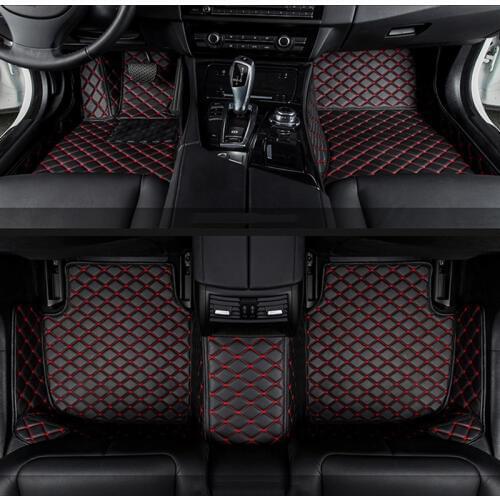 Car floor mats for Acura All Models MDX RDX ZDX RL TL ILX TLX CDX car accessories AUTO sticker Custom foot mats Black/Red/beige