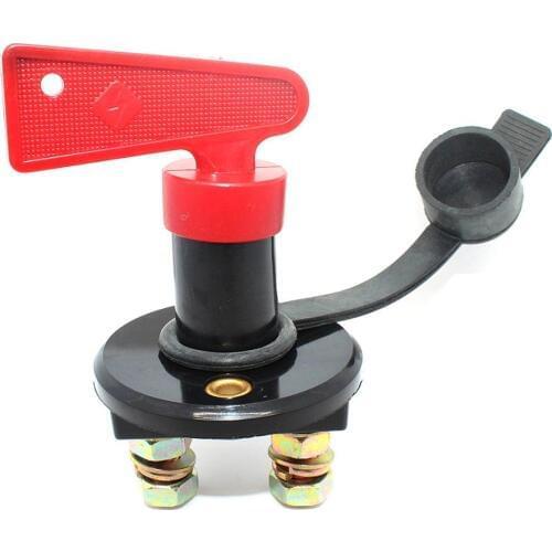 Car Battery Main Switch Disconnector Power Anti-leakage Knob Type Switch Cut Off For All Vehicles With 12V 24V Battery Voltage