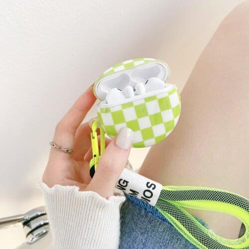 For huawei freebuds 3 4 4i Case fashion Soft Wireless Headphones Case with Anti-fall Rope colorful Cover freebuds4i