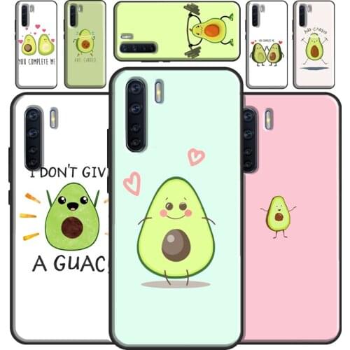 Funny Floral Avocado Unicorn Phone Case For OPPO A53 2020 A5 A9 A31 A52 A72 A92 A83 A91 A93 A1K A15 A3S A5S F5 F7 Cover