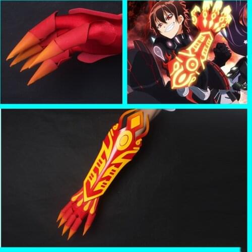 Comic Anime Twin Star Exorcists Enmadou Rokuro Artificial Limb Arm Armor Cosplay Prop Halloween Christmas Accessory