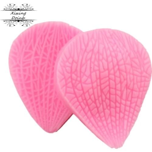 2Pcs Beautiful butterfly shape silicone jelly mold cake decoration tools candy chocolate fudge mold