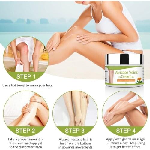 Organic Healing Cream For Varicose Vein Varicose Cream Swelling Veins Treatment Leg Care Supplies For Adults 50g Massage