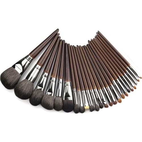 Professional Makeup Brush Set Eye Shadow Concealer Lipstick Blush Brush High-end Wooden handle Multifunctional Makeup Brush 24