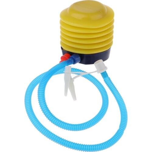 Foot Air Pump Inflator for Swimming Ring Inflatable Float Boat or Balloon Airbeds Portable